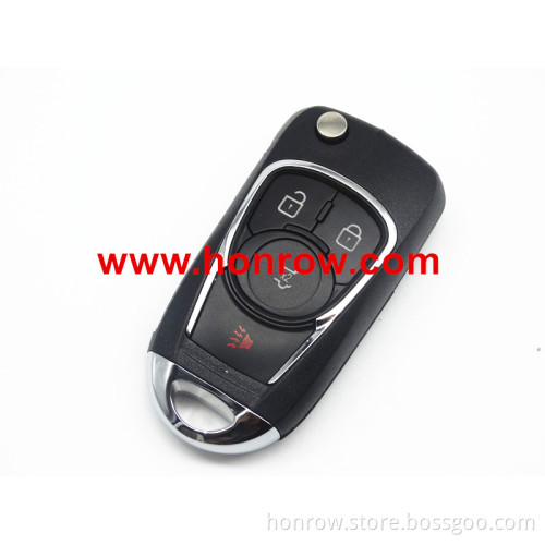 Honrow new arrival chevrolet cruze key Chevrolet 4 button modified key blank key chevrolet spark